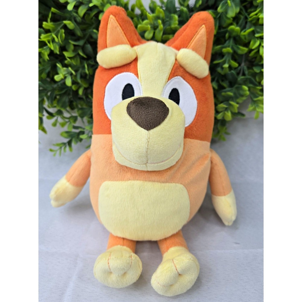 Bluey Talking Bingo Plush 12" Interactive Toy Moose Toys Sings Theme Song Works